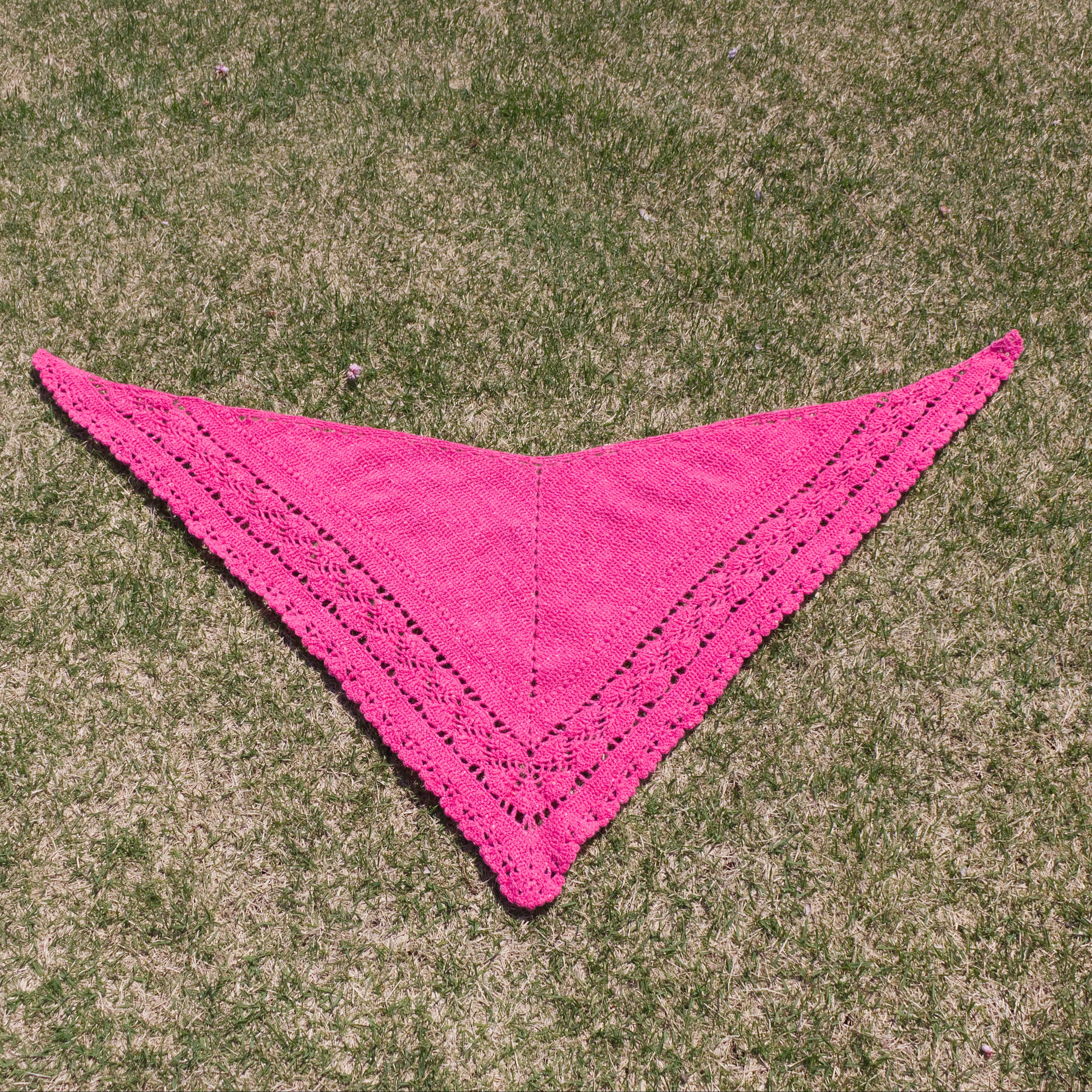 【パターン】Hiroka Shawl designed by 笠石あき（ヒロカショール）【PDF】