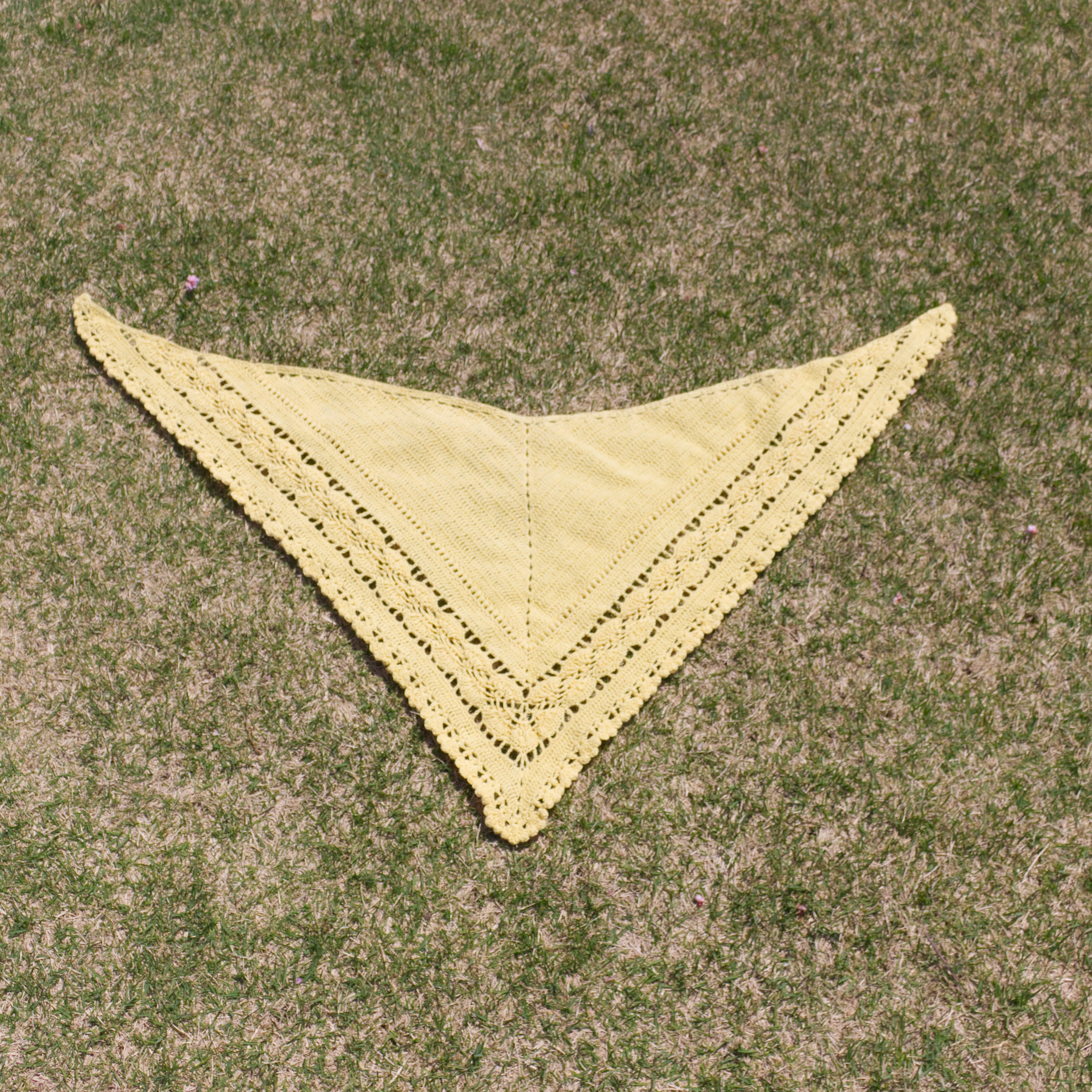 パターン】Hiroka Shawl designed by 笠石あき（ヒロカショール）【PDF】