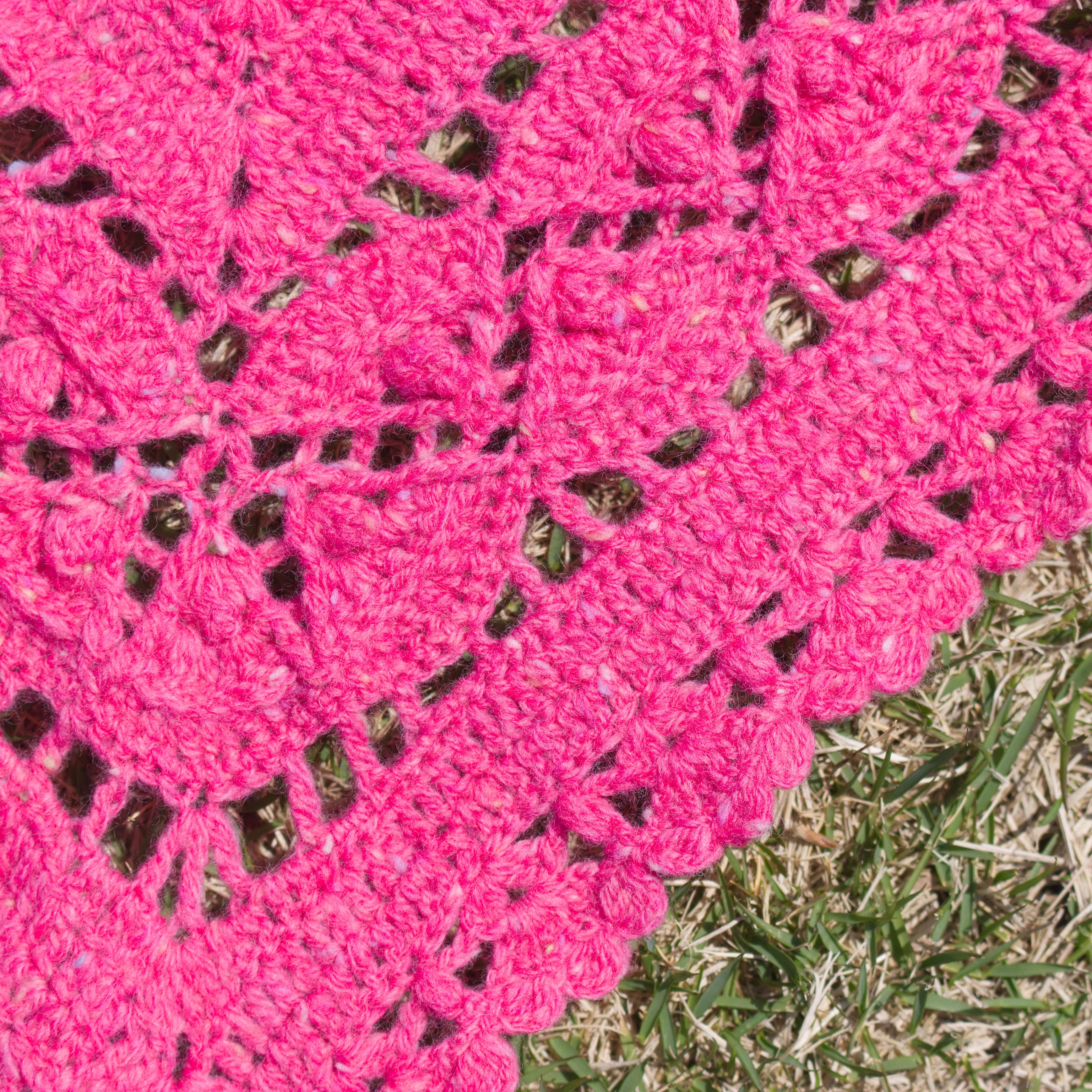 POPPIN' TWEEDで編む、Hiroka Shawl セット（スモールサイズ）（designed by 笠石あき）