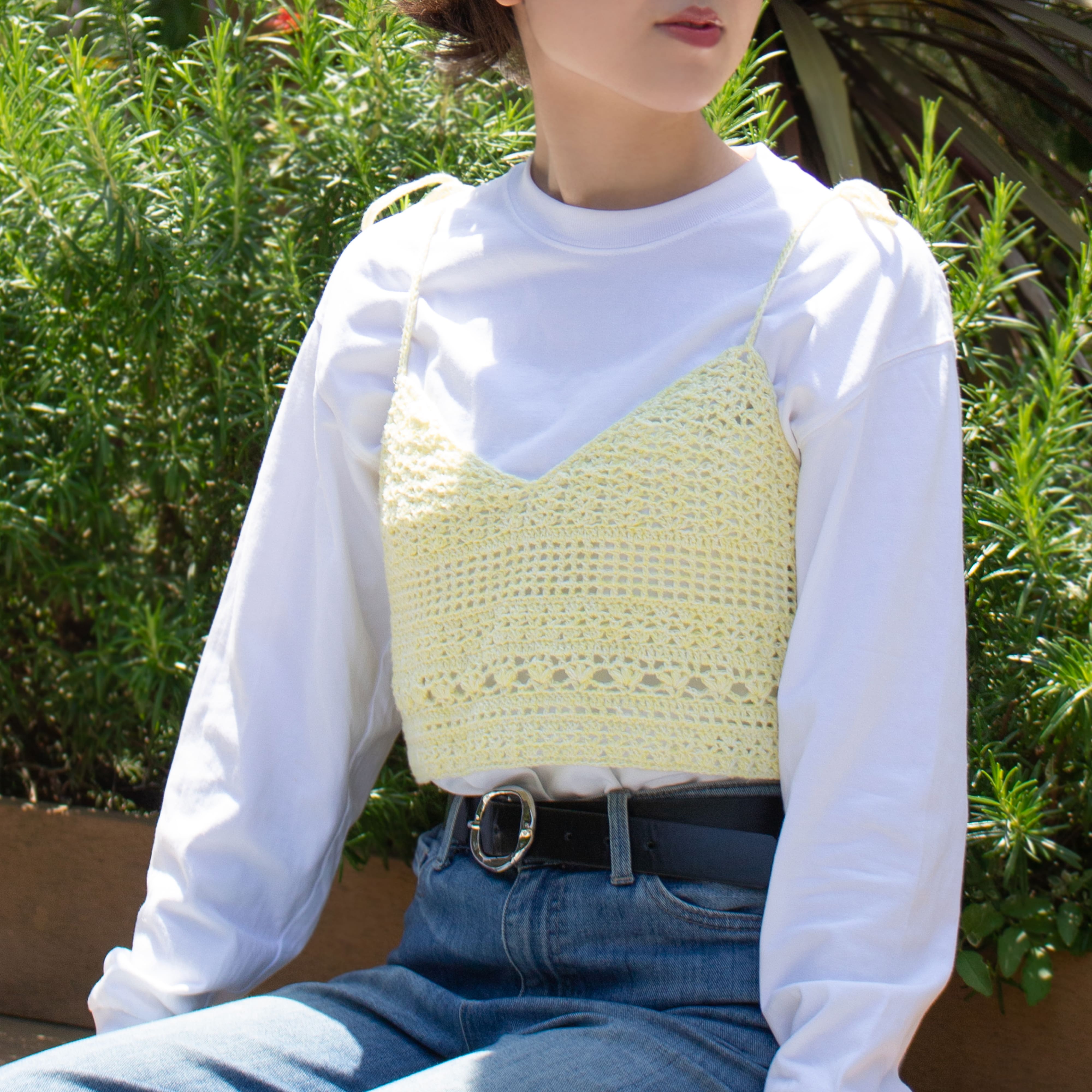 BANANA CLOTHで編む、Annabelle Bustier セット（ビスチェ）