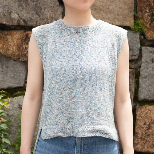 [Pattern] Gardenia Sleeveless Knit designed by Kibunya Nissy [PDF] [with instructional video]