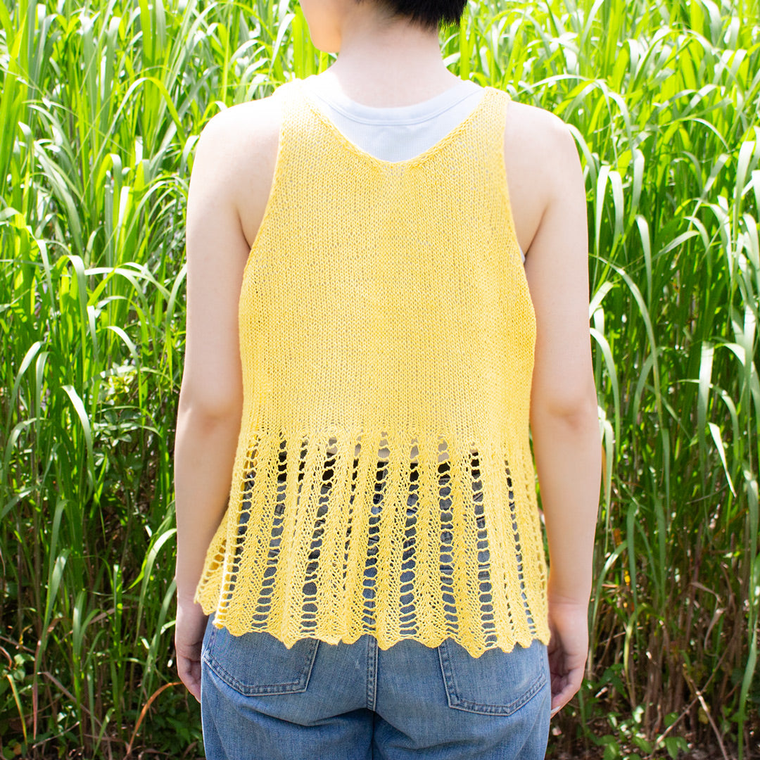 [EC Exclusive] [Text Pattern] Sugar Wind Vest designed by ande Nobu [PDF]