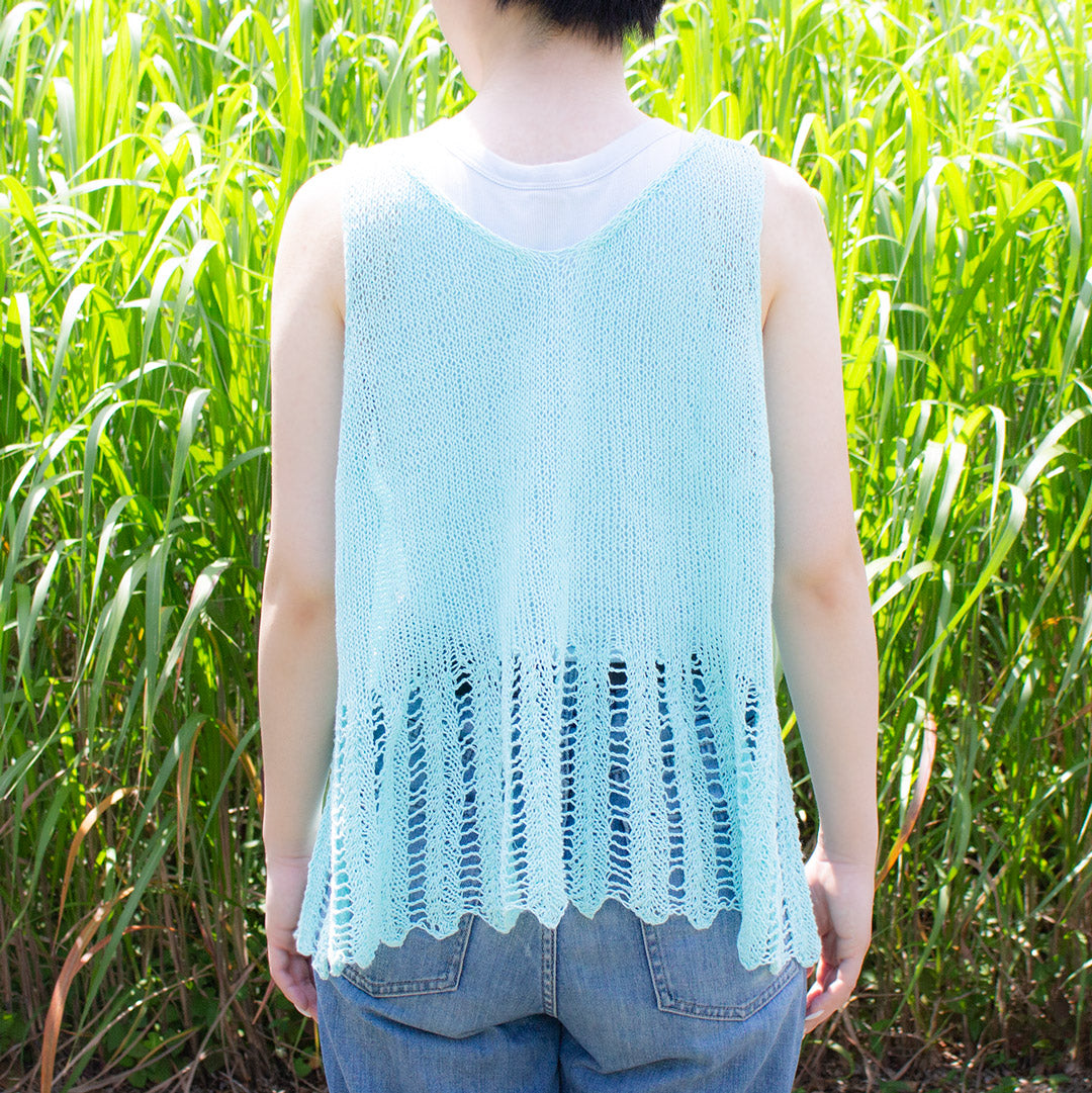 [EC Exclusive] [Text Pattern] Sugar Wind Vest designed by ande Nobu [PDF]