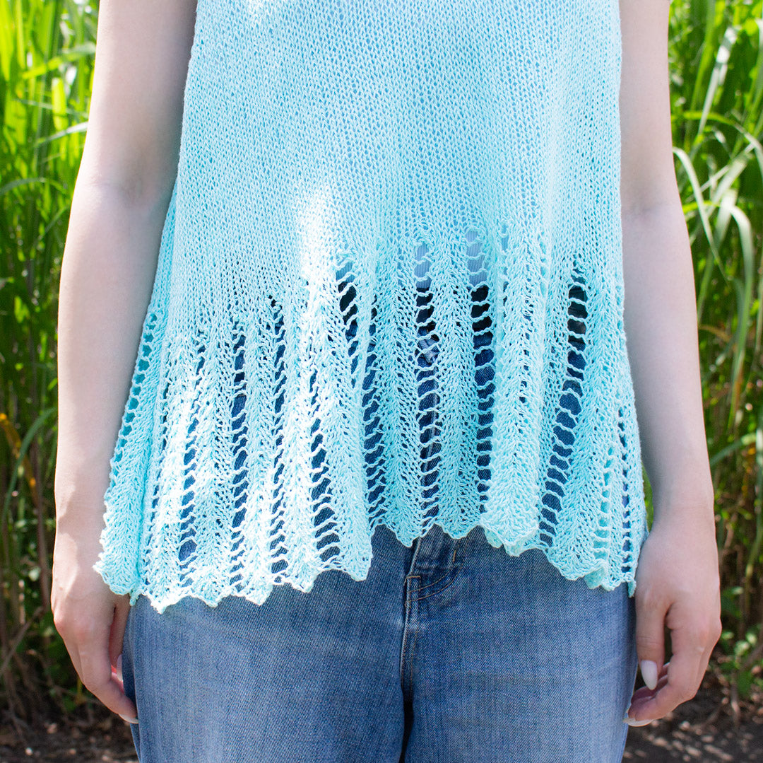 [EC Exclusive] [Text Pattern] Sugar Wind Vest designed by ande Nobu [PDF]