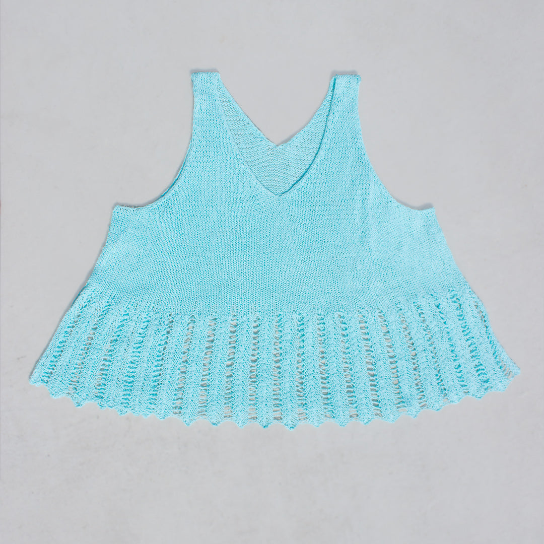 [EC Exclusive] [Text Pattern] Sugar Wind Vest designed by ande Nobu [PDF]
