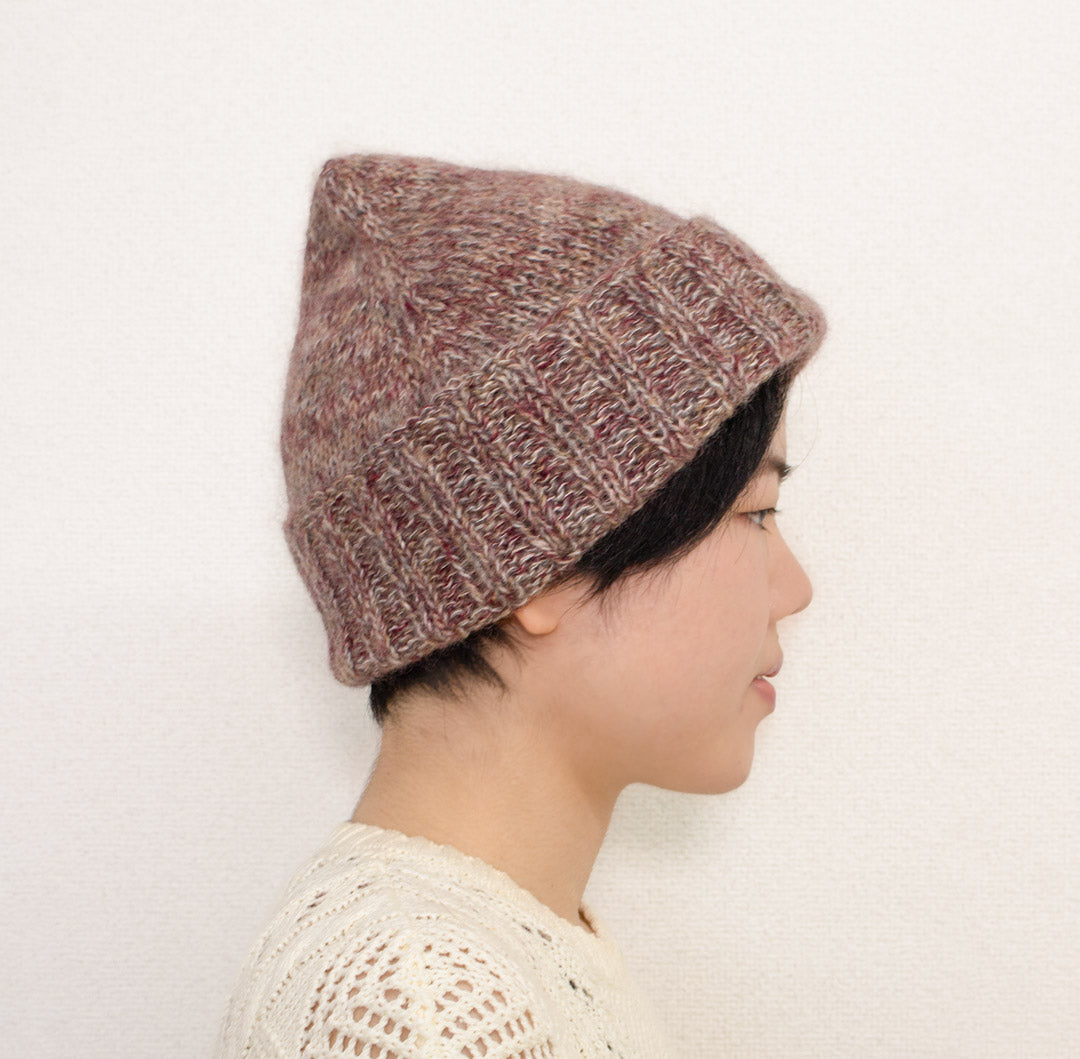Berry Tiramisu（Twin Peak Beanieを編む、引き揃えセット）