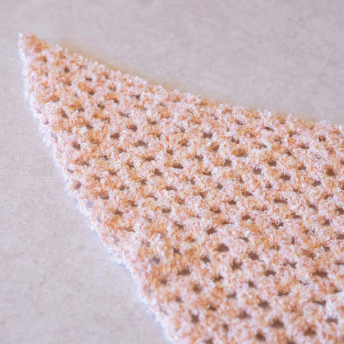 【🔺三角月間🔻】Puf Puf 2本で編む、三角ショールセット