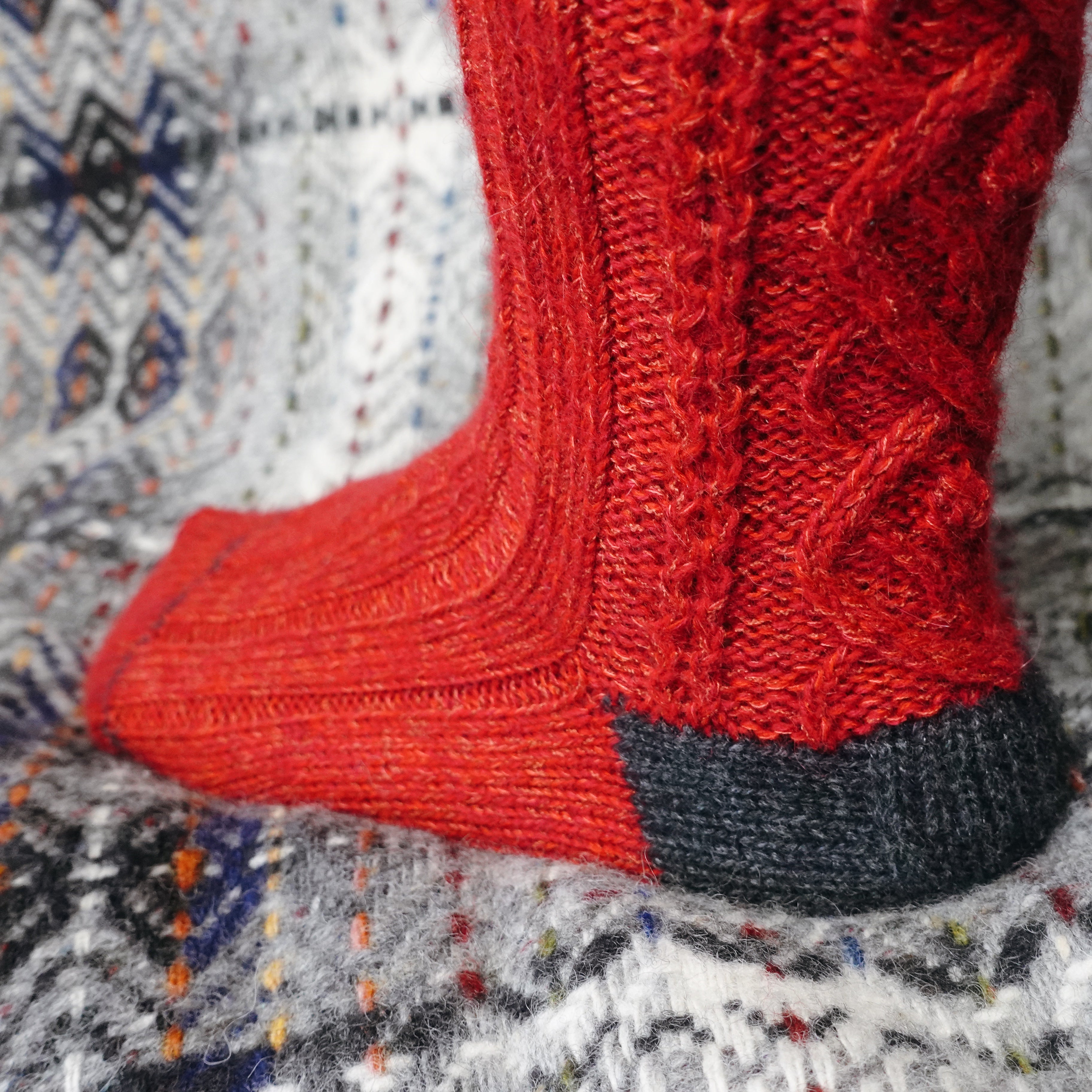 [Socks pattern] Calla Lily &lt;PDF data&gt;